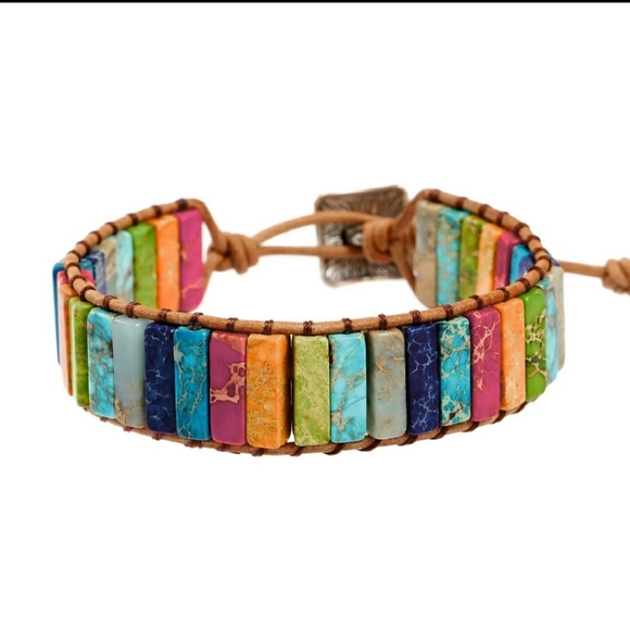 Imperial Stone Rainbow Bracelet - Picture 3 of 4